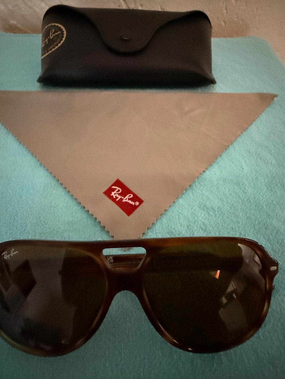 Ray-Ban RB2198 Bill Sunglasses Tortoise Brown 56mm w/ Case